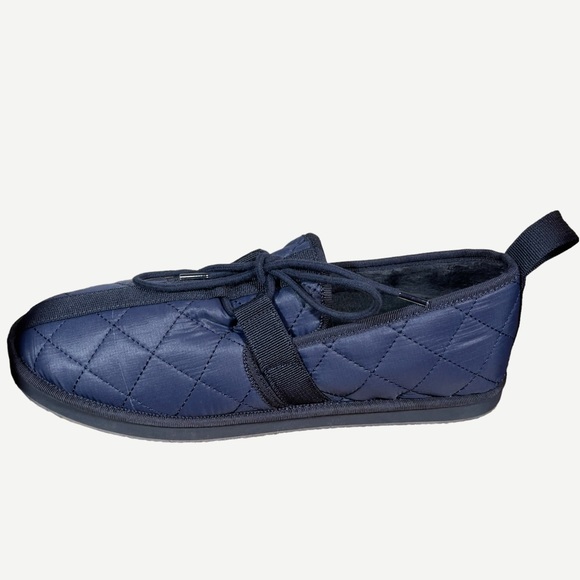 J. Crew Shoes New Jcrew Quilted Chore Slippers Navy Blue Mens 9